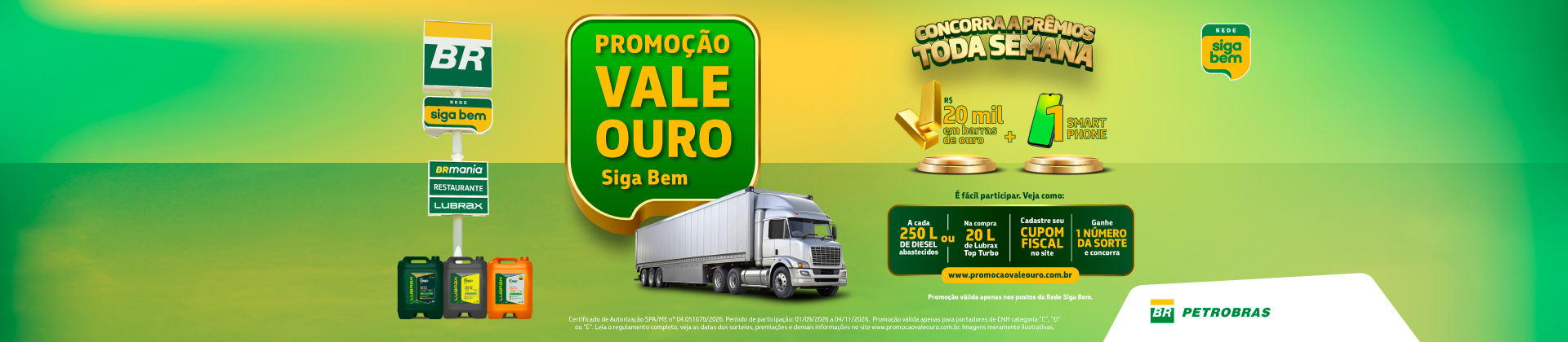 Promoção Vale Ouro - Siga Bem