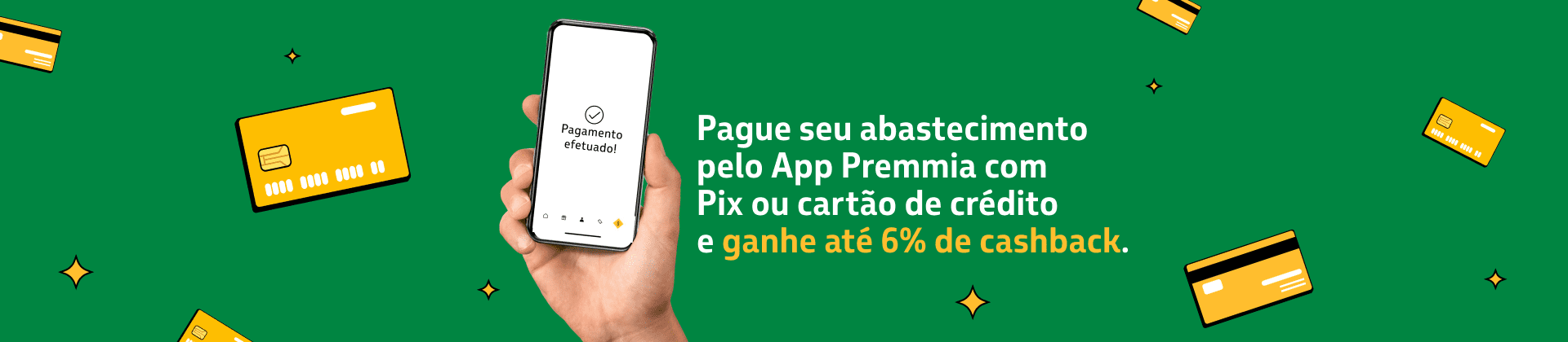 Pague seu abastecimento com o App Premmia