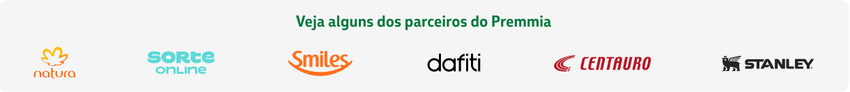 Veja alguns dos parceiros do Premmia