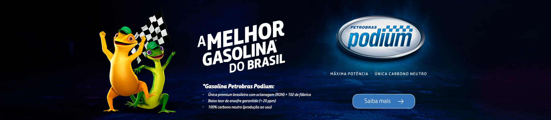 Petrobras Podium. Você movido pelo melhor. A energia oficial da Stock Car.