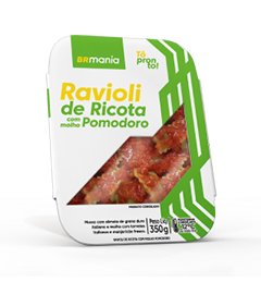 RAVIOLI DE RICOTA COM MOLHO POMODORO