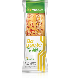 BAGUETE DE FRANGO E MILHO