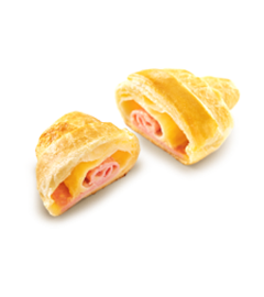 CROISSANT DE FRANGO / PRESUNTO E QUEIJO