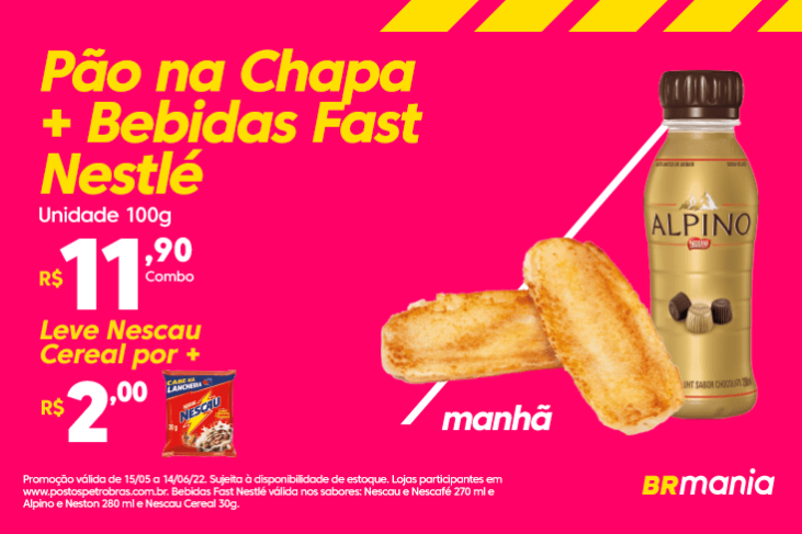 Confira a BR Mania mais próxima no iFood