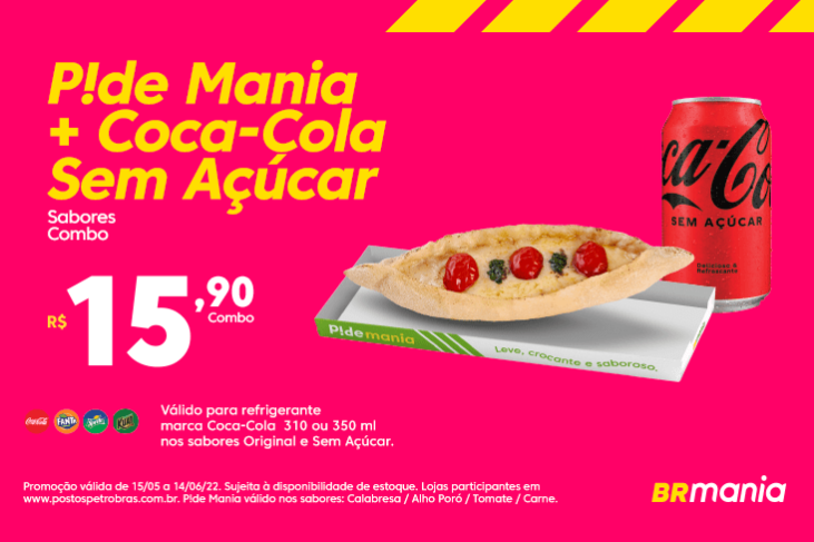 Confira a BR Mania mais próxima no iFood