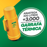 Abasteça 300 litros de combustível, resgate 3.000 pontos no Premmia e ganhe uma linda garrafa térmica. Promoção exclusiva para a Rede Siga Bem, válida até 31/12/2023 ou enquanto durar o estoque nos postos participantes.
